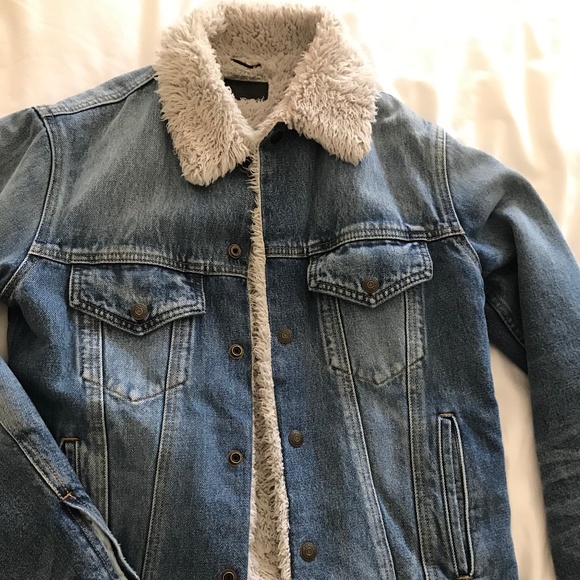 Saint laurent Denim Jacket - Faux Shearling Lined - Picture 3 of 7